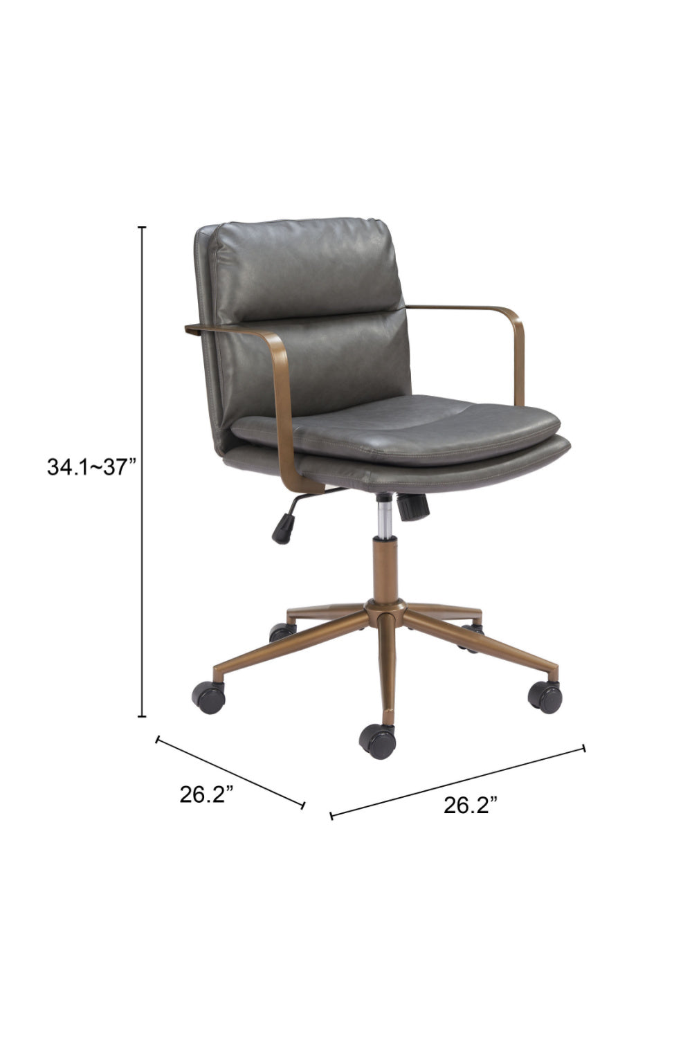 Vinyl Upholstered Office Chair | Oroa Modern Birao | Oroa.com