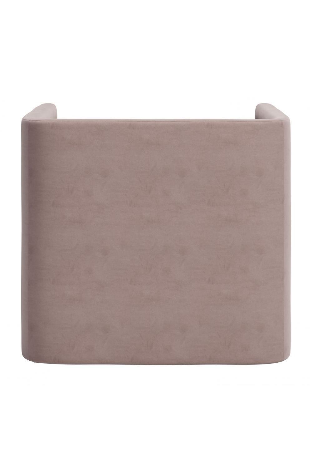 Taupe Velvet Angular Lounge Chair | Oroa.com