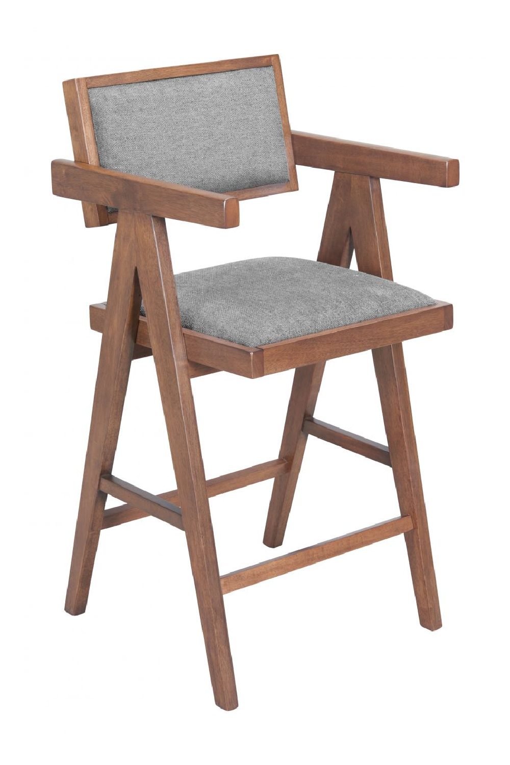 Rubberwood Framed Counter Stools (2) | OROA Modern Delhi | Oroa.com