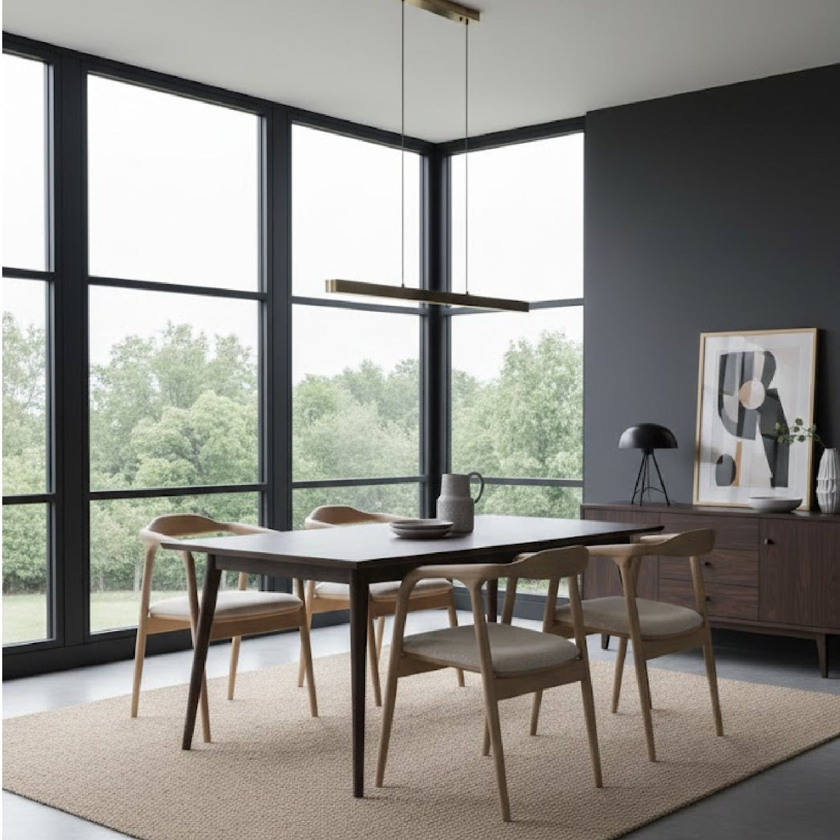 Beige Seat Dining Chair | OROA Modern Hosoi | Oroa.com