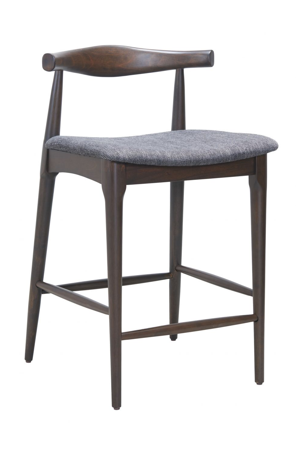 Dark Wooden Counter Stools (2) | OROA Modern Tuzka | Oroa.com