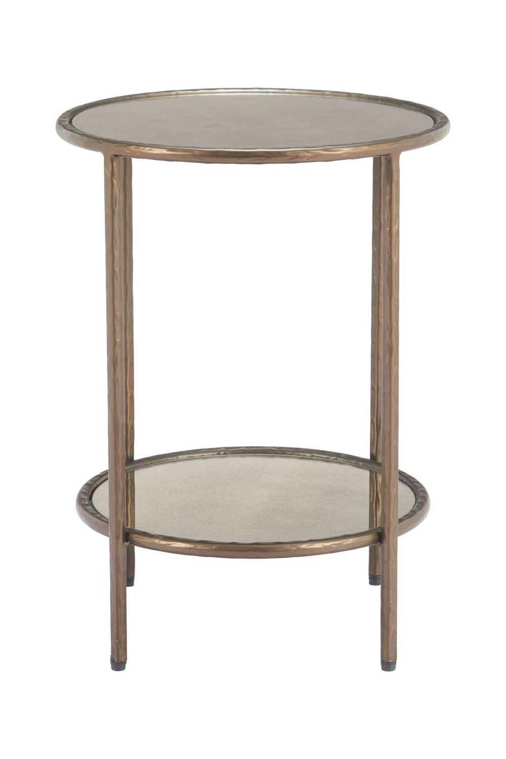 Round Mirror Glass Side Table | Oroa.com