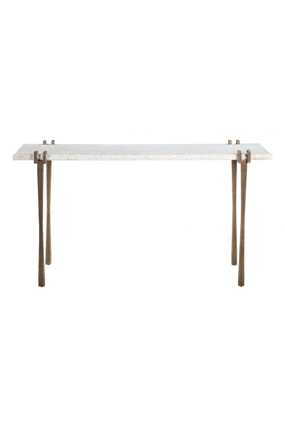 Rectangular White Marble Console Table | OROA Modern Rench | Oroa.com