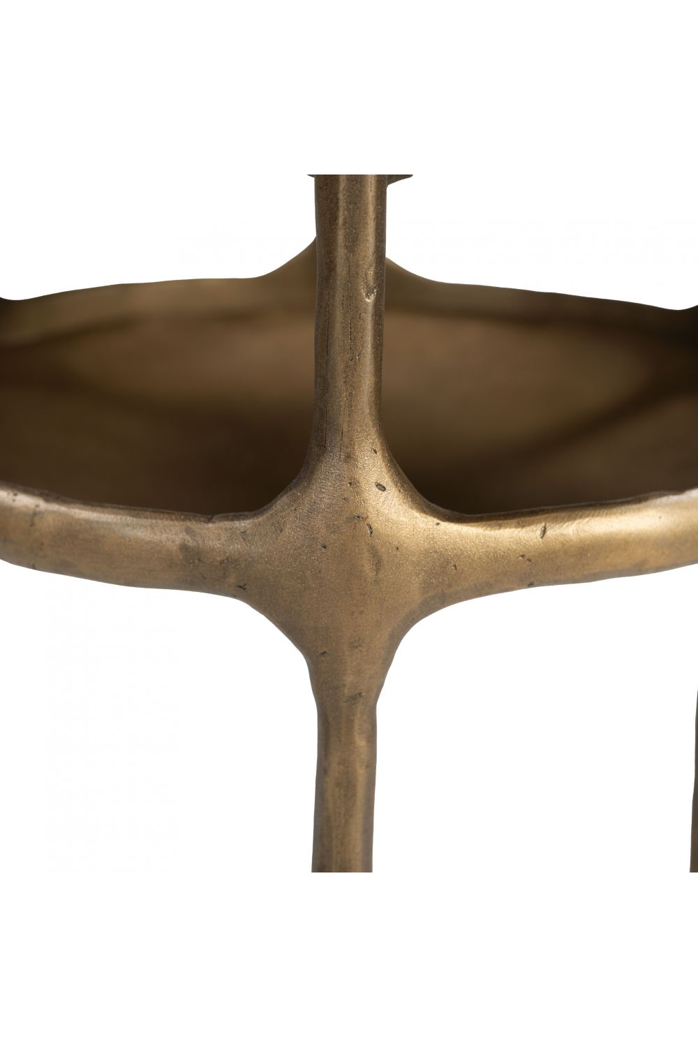 Brass Framed Marble Side Table | OROA Modern Bild | Oroa.com