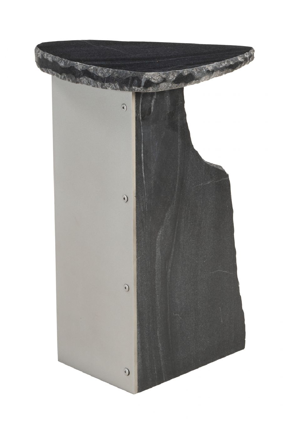 Organic-Shaped Marble Side Table | OROA Modern Surya | Oroa.com