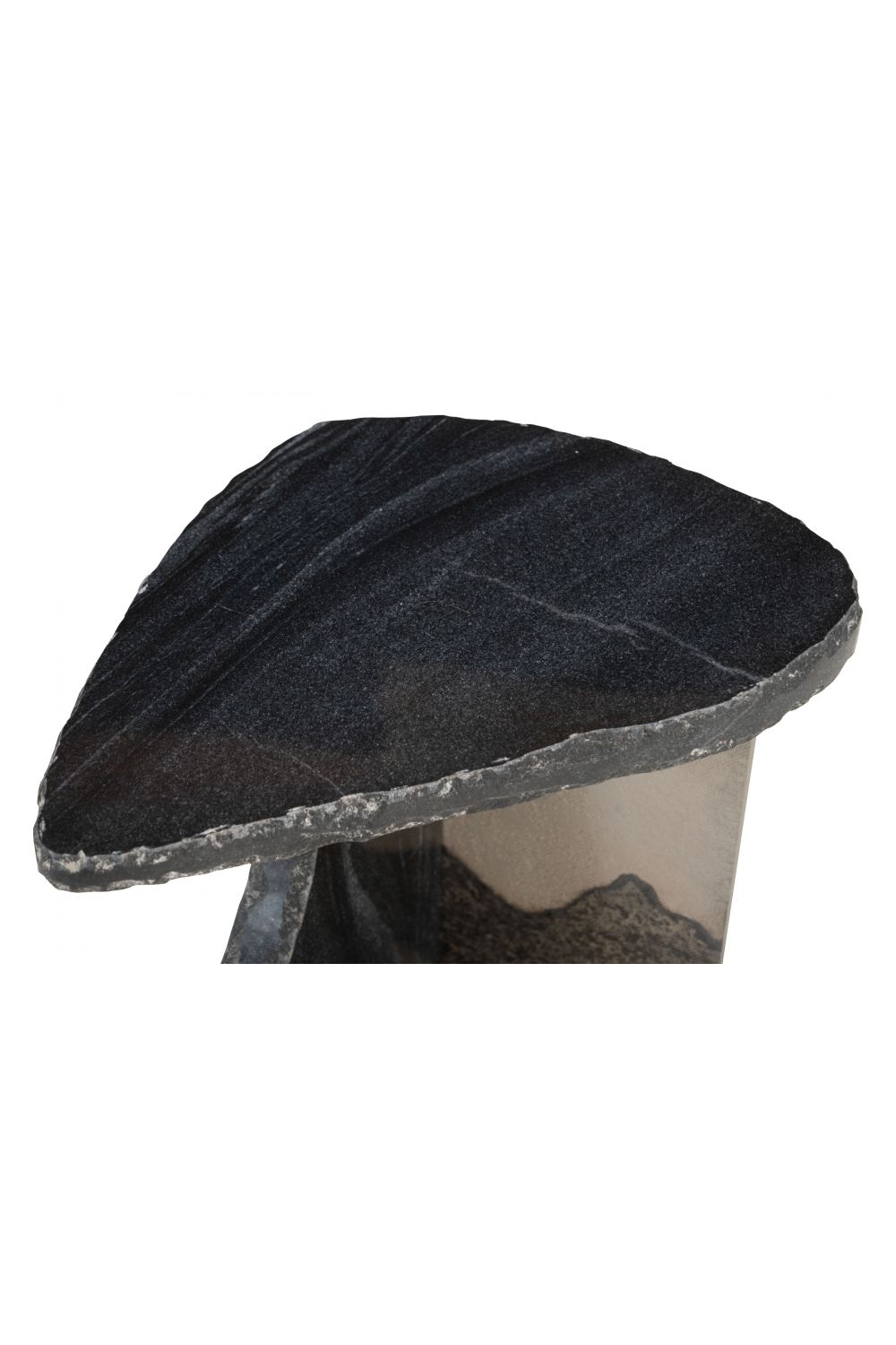 Organic-Shaped Marble Side Table | OROA Modern Surya | Oroa.com