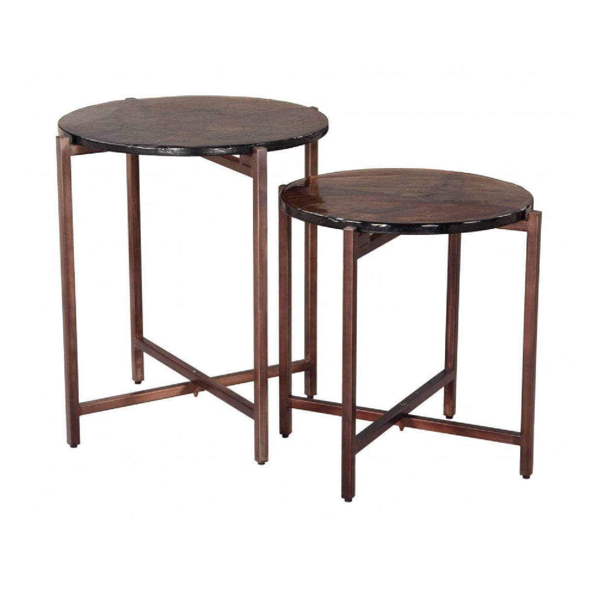 Black Cast Glass Coffee Tabled (2) – Gema – alternate view 5