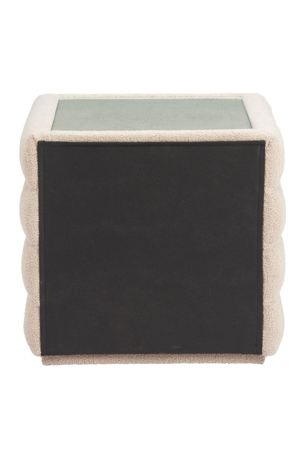 Beige Shearling 2-Drawer Nightstand | OROA Modern Soffice | Oroa.com