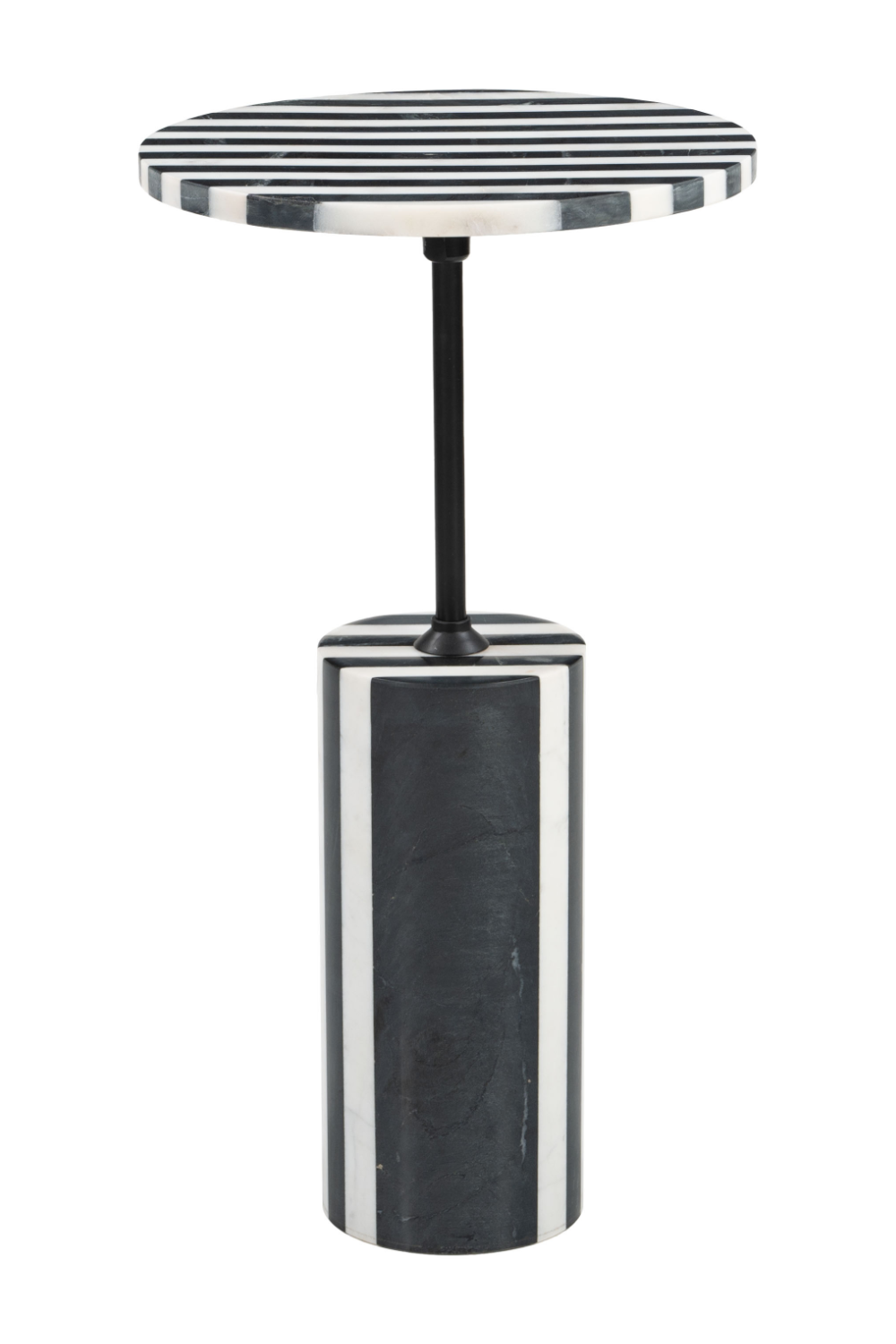 Stripes Marble Side Table | OROA Modern Regles | Oroa.com