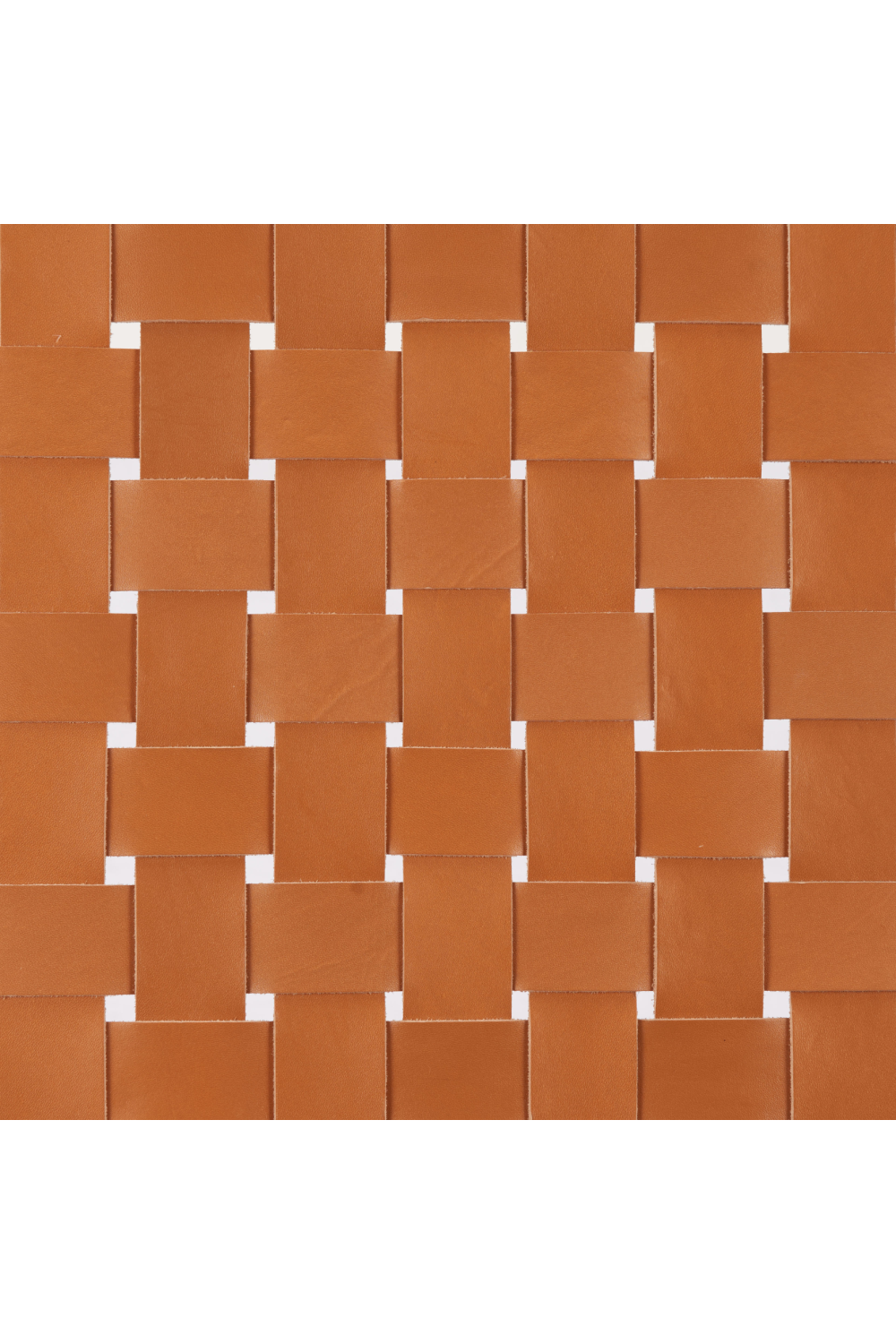 Tan Woven Leather Counter Stool | Oroa.com