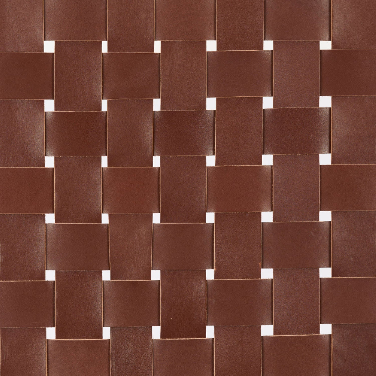 Brown Woven Leather Bench – Bandani – alternate view 6