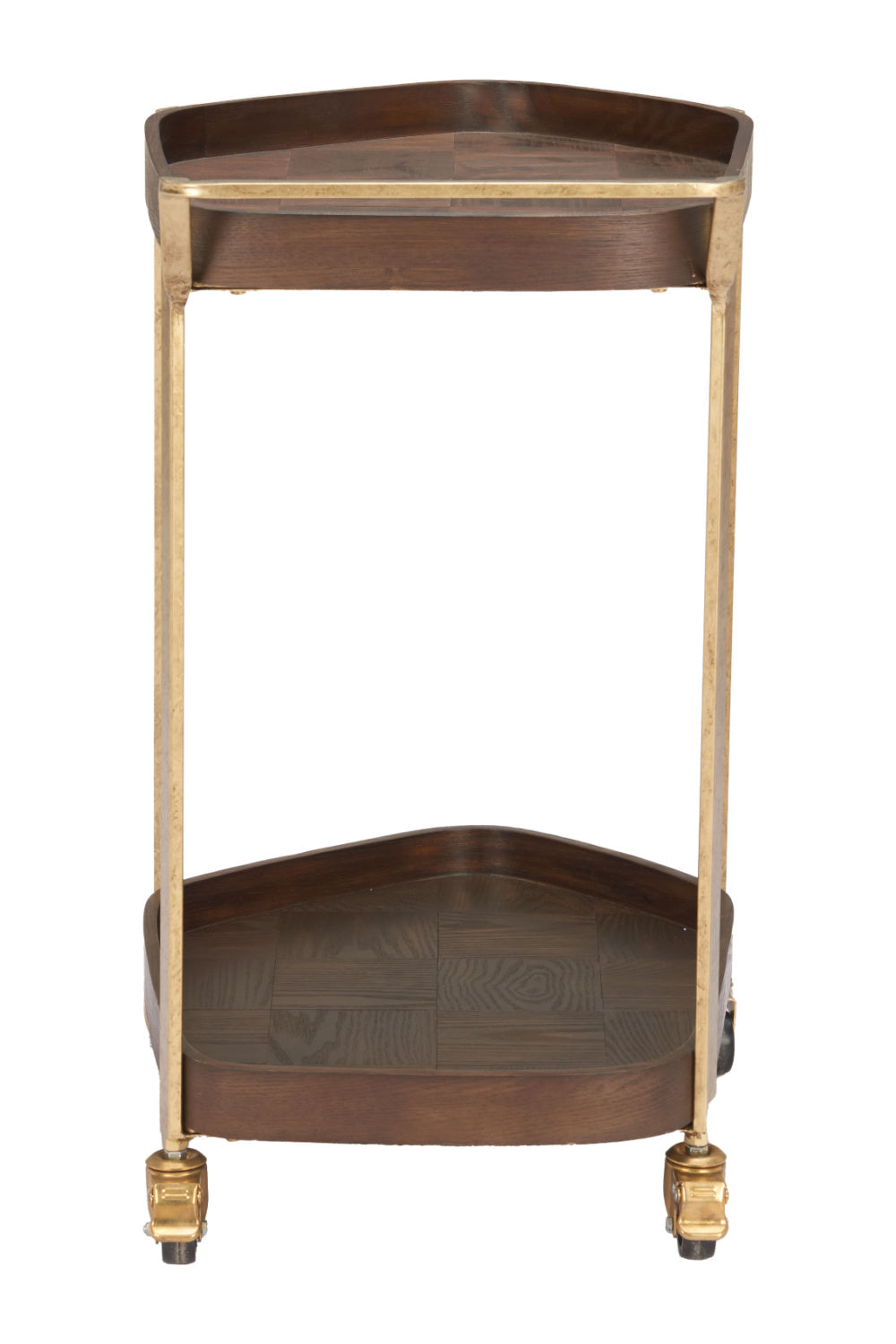 Walnut Veneer Bar Cart | OROA Modern Stela | Oroa.com