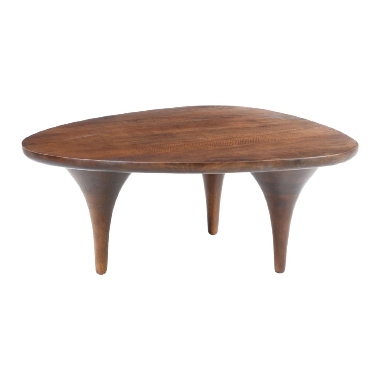 Walnut Finished Coffee Table – Spiker – front view