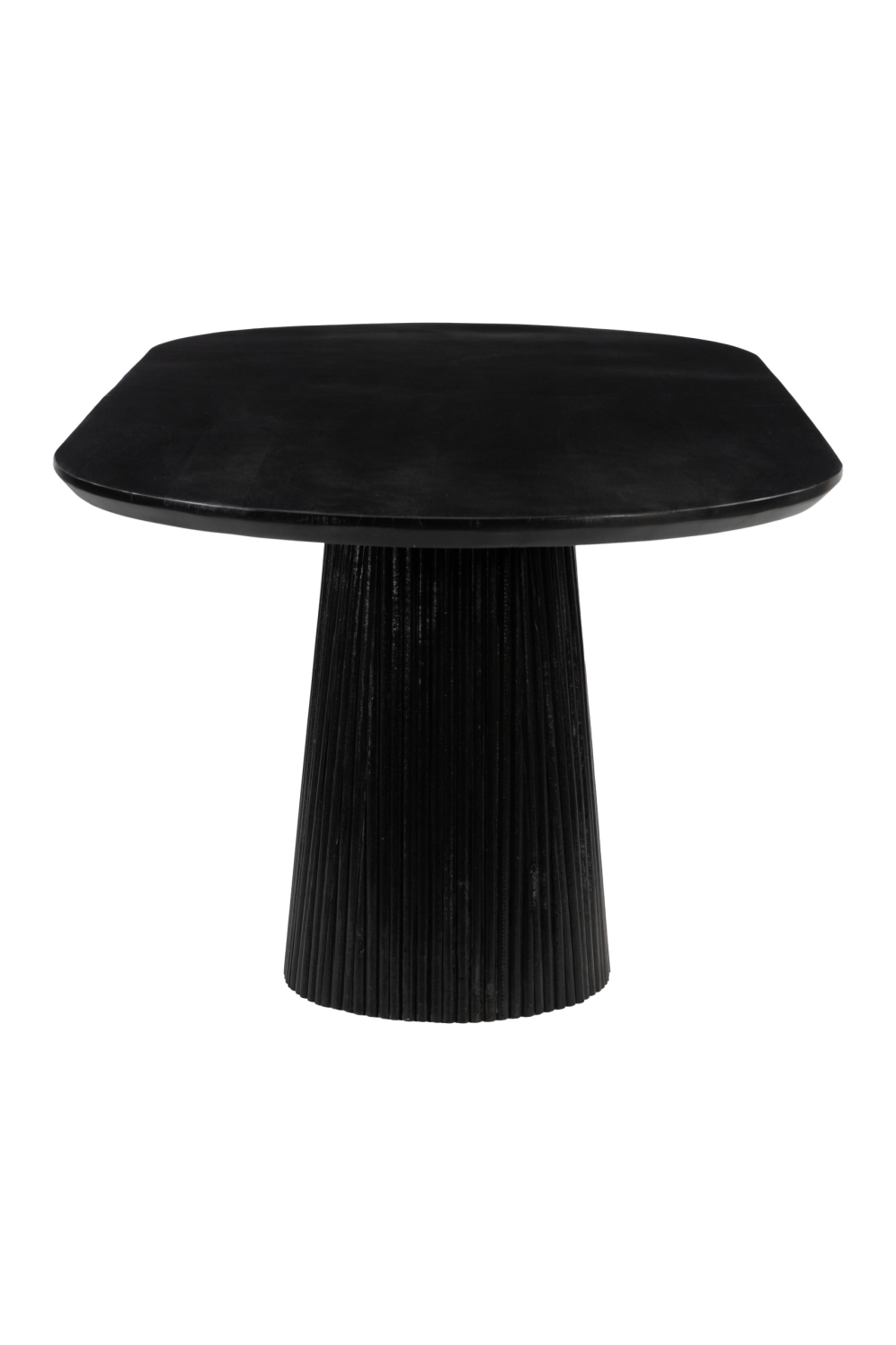 Black Mango Wood Dining Table | OROA Modern Sulco | Oroa.com