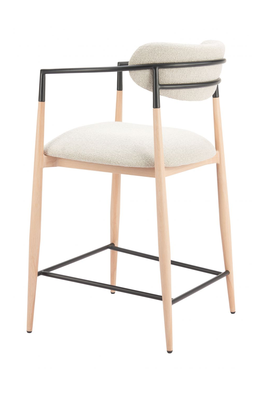 Gray Fabric Modern Counter Stool | OROA Modern Equinox | Oroa.com