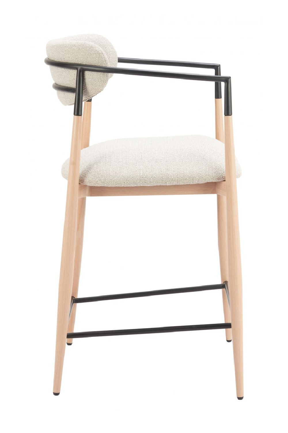 Gray Fabric Modern Counter Stool | OROA Modern Equinox | Oroa.com