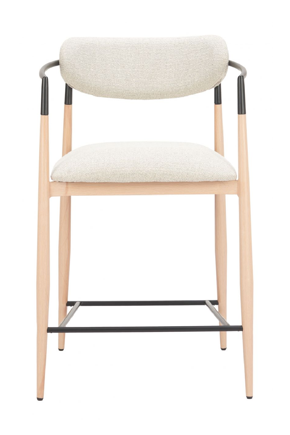Gray Fabric Modern Counter Stool | OROA Modern Equinox | Oroa.com