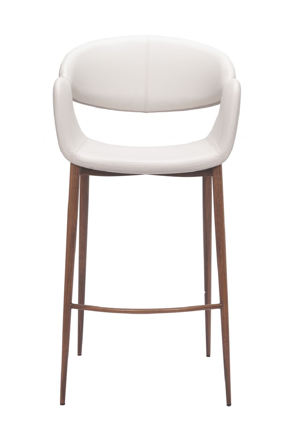 Beige Cut-Out Back Bar Stool | OROA Modern Limay | Oroa.com