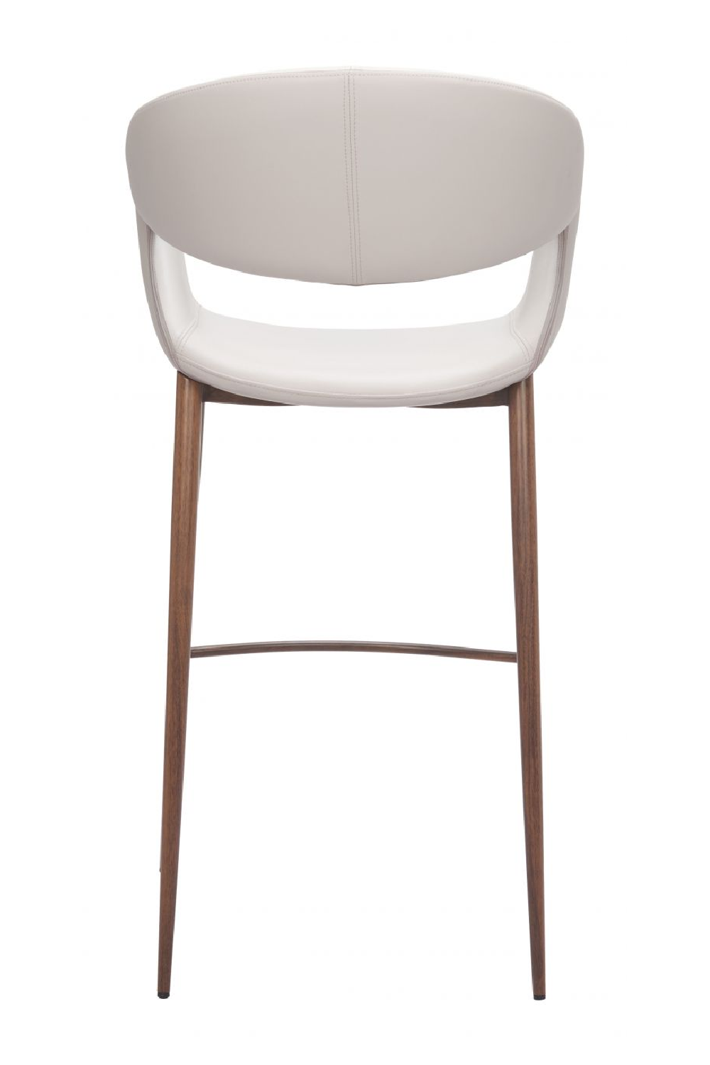 Beige Cut-Out Back Bar Stool | OROA Modern Limay | Oroa.com