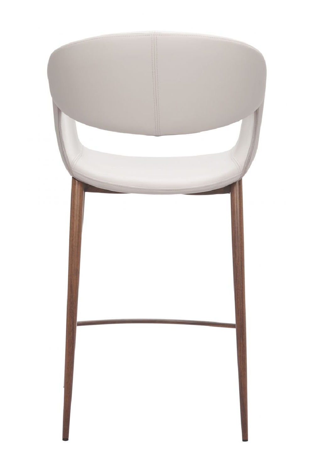 Beige Cut-Out Back Counter Stool | OROA Modern Limay | Oroa.com