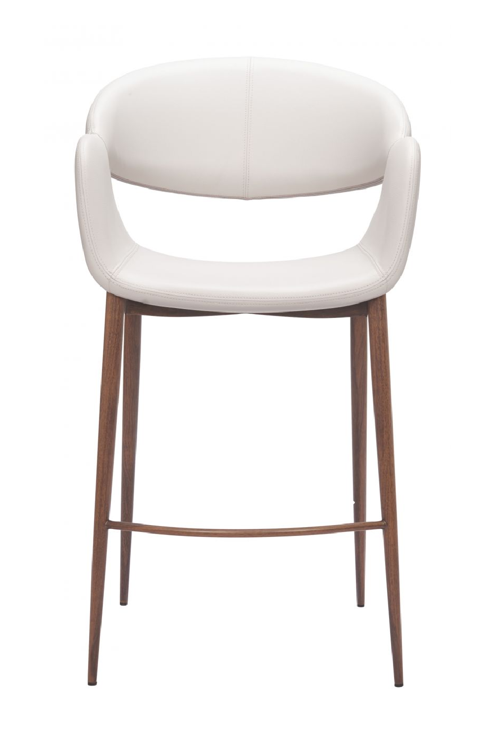 Beige Cut-Out Back Counter Stool | OROA Modern Limay | Oroa.com