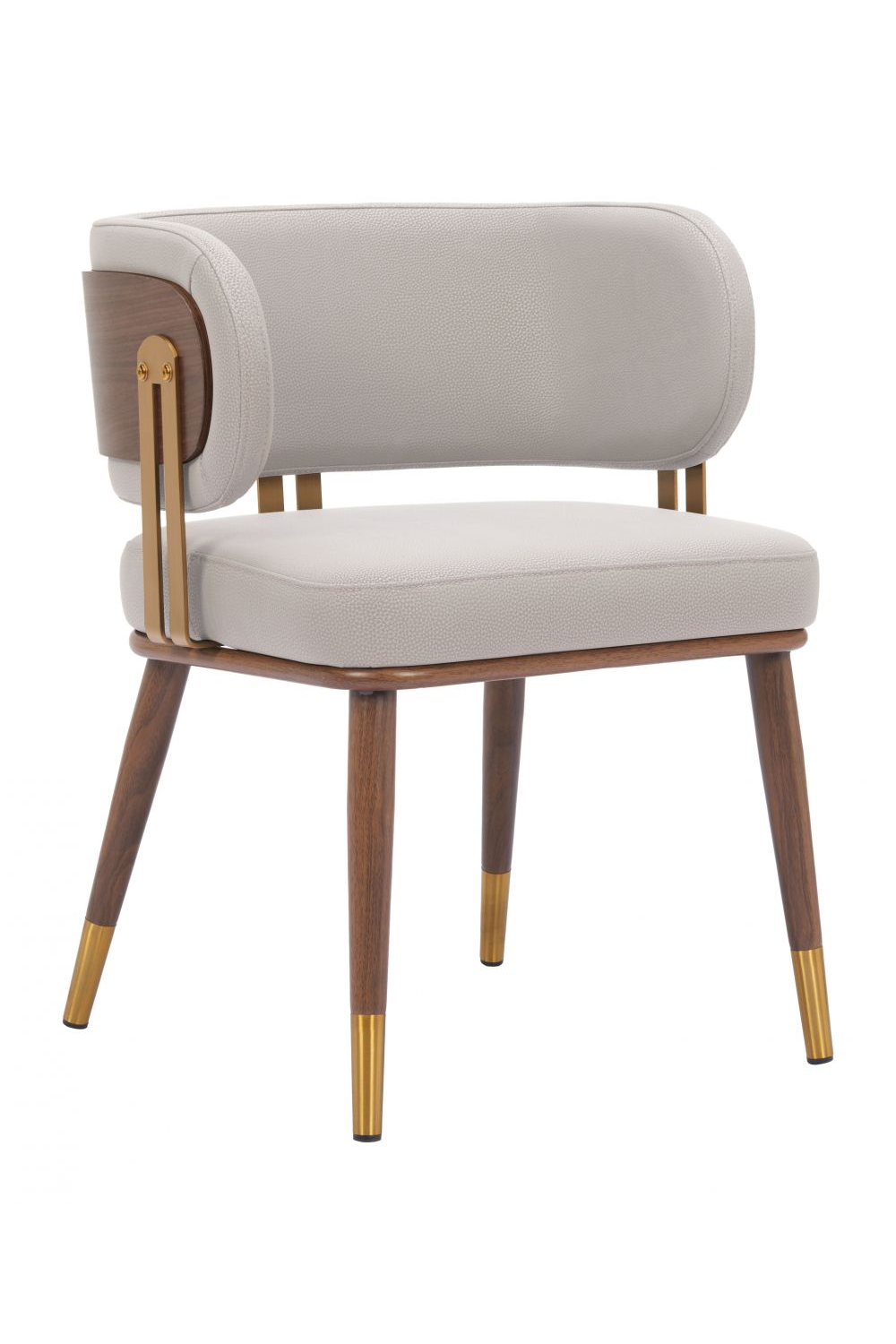 Beige Leather Dining Chair | OROA Modern Brew | Oroa.com