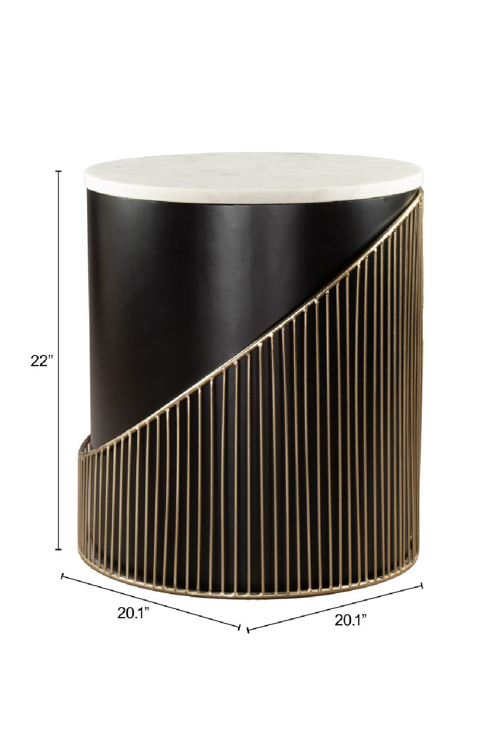 Marble Top Side Table | OROA Modern Tova | OROA.com
