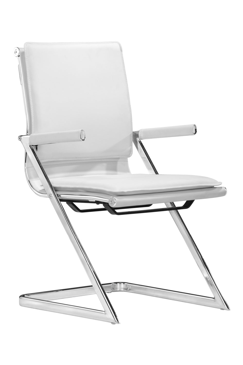 Polished Steel Office Chairs (2) | OROA Modern Plus | Oroa.com