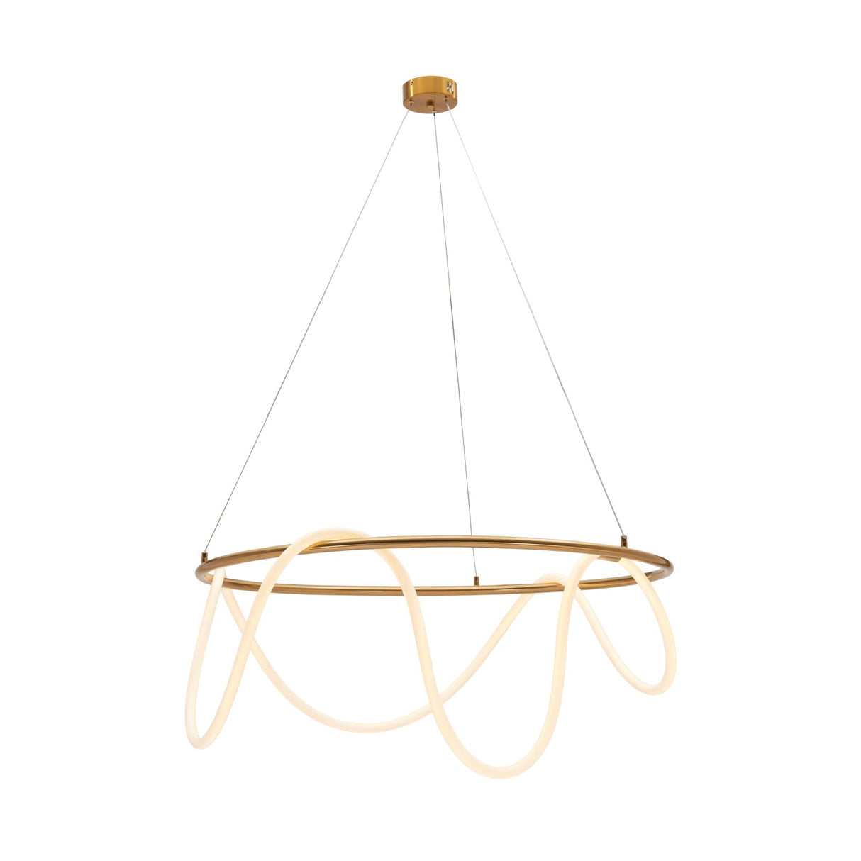 Flexible LED Tube Pendant Lamp – Wiber – side view