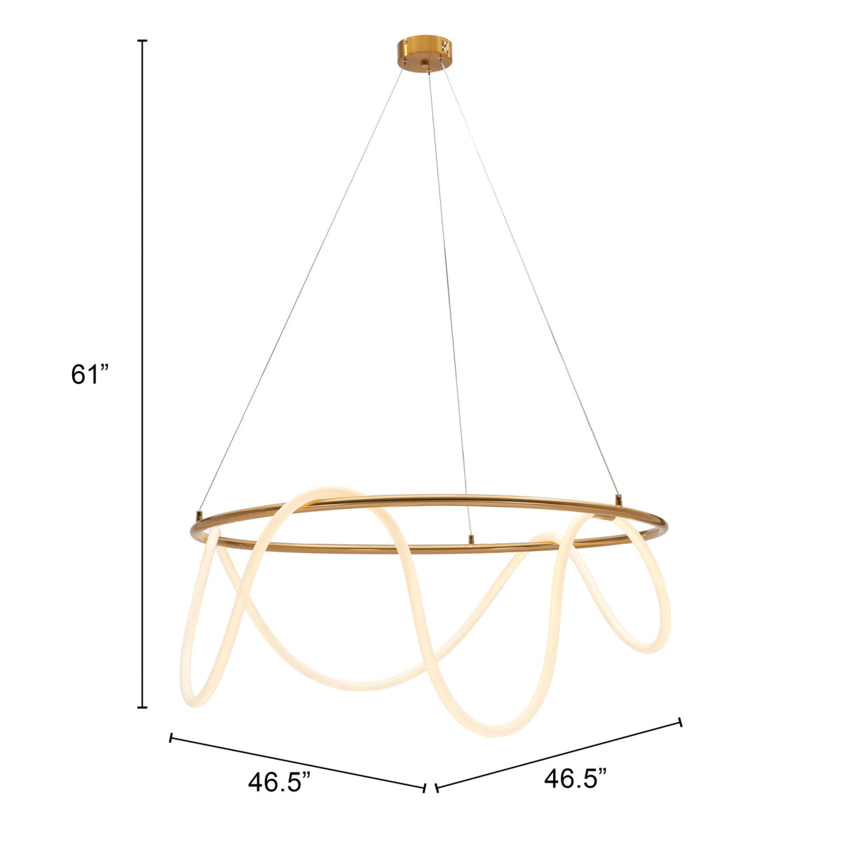 Flexible LED Tube Pendant Lamp | OROA Modern Wiber