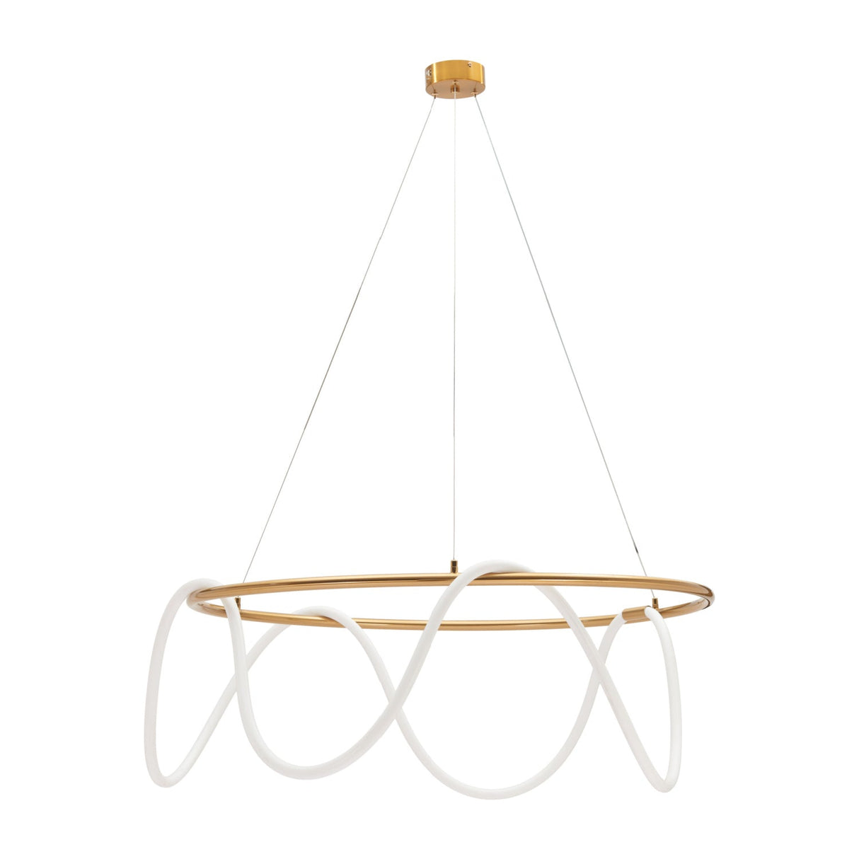 Flexible LED Tube Pendant Lamp – Wiber – front view