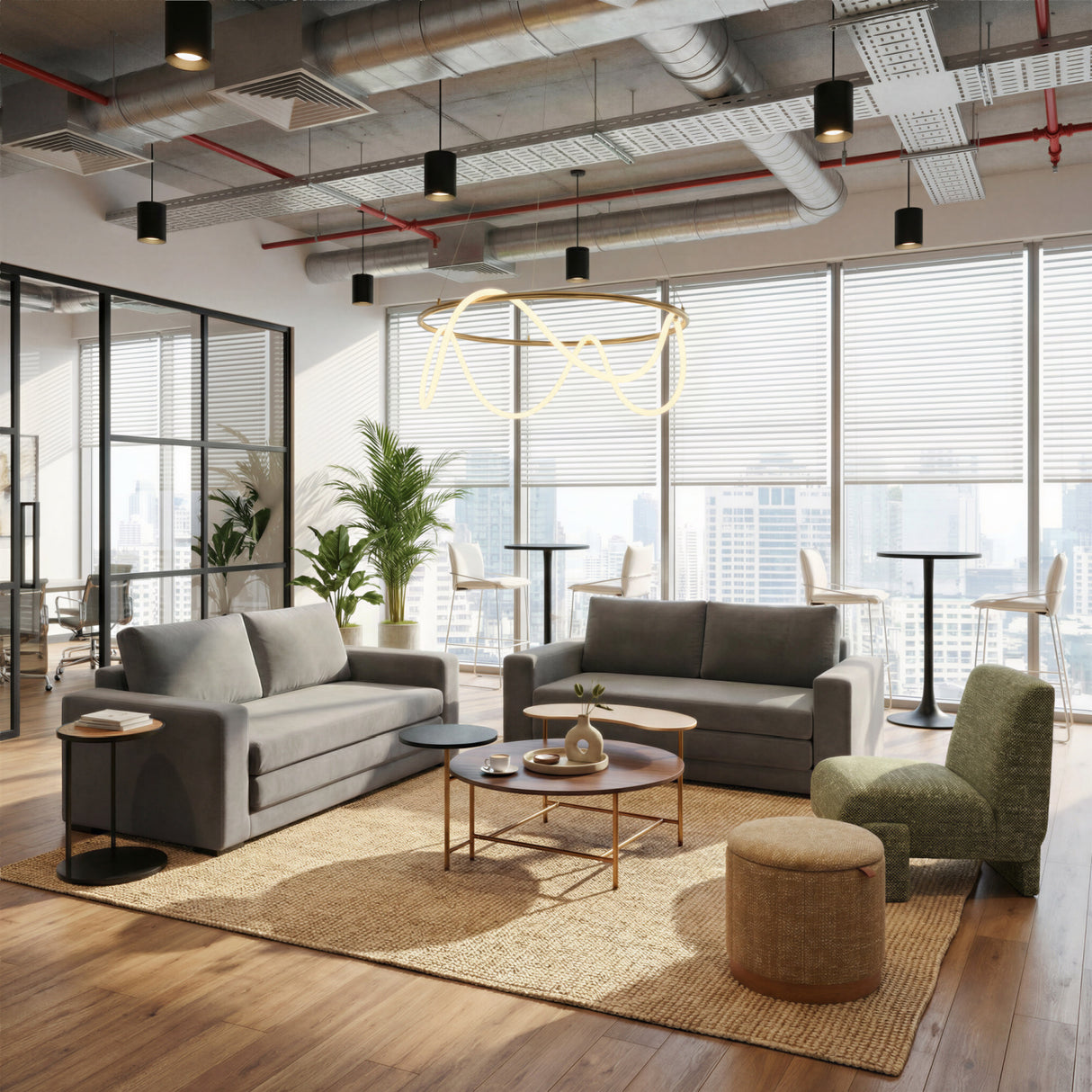 Flexible LED Tube Pendant Lamp | OROA Modern Wiber