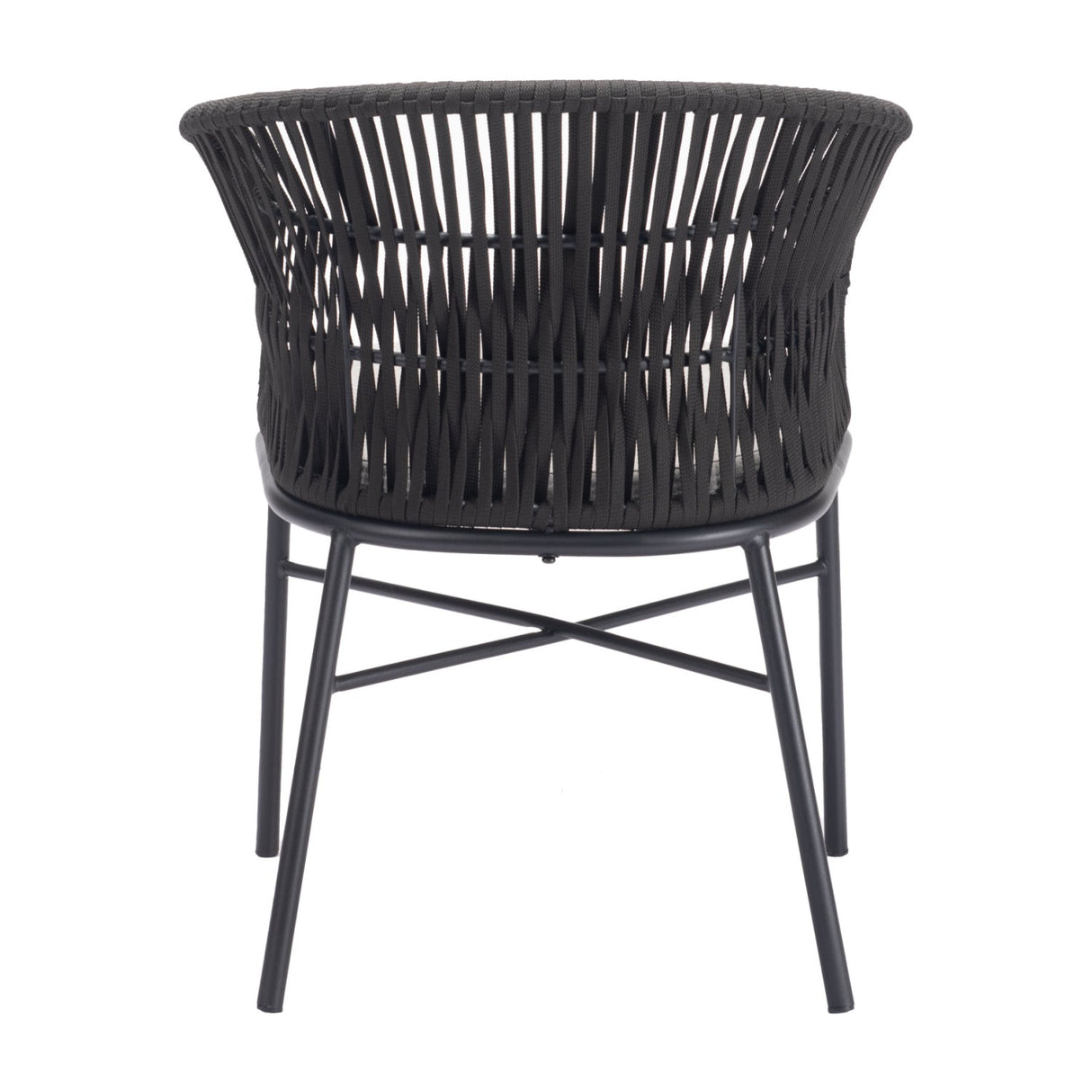 Contemporary Black Outdoor Dining Chairs (2) | OROA Modern | Oroa.com