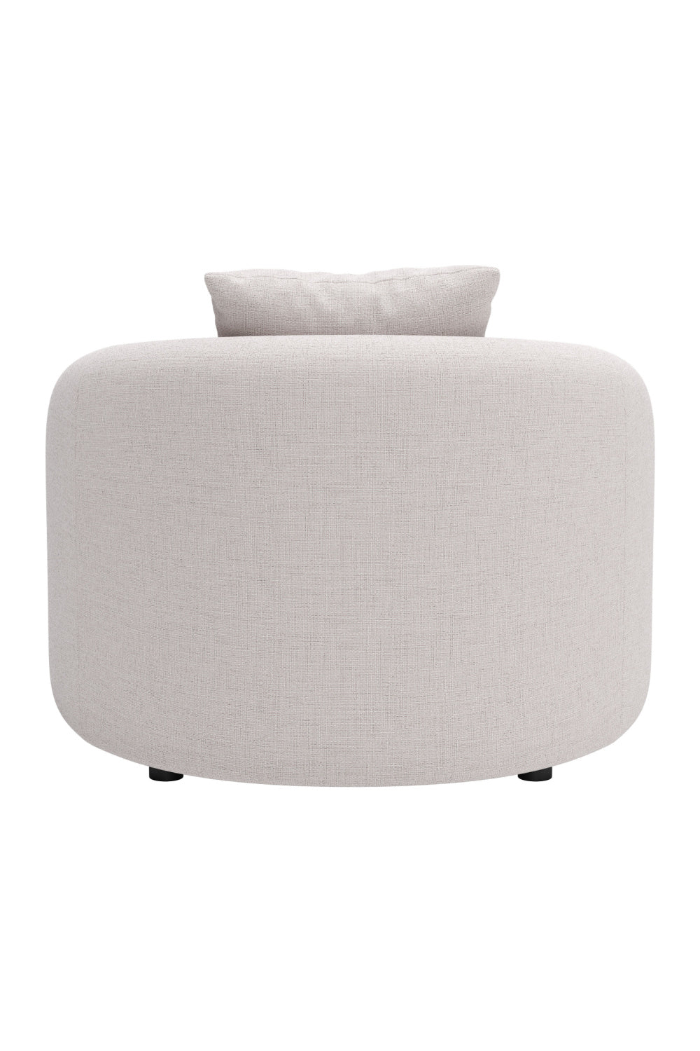 Beige Upholstered Outdoor Accent Chair | OROA Modern Sunny Isles | Oroa.com
