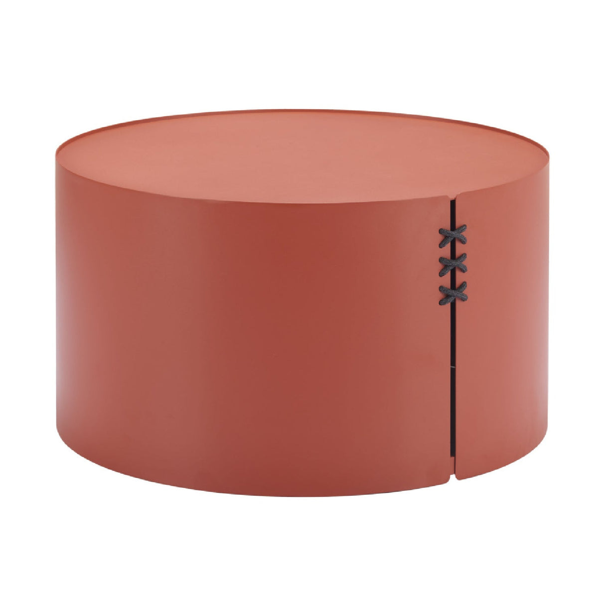 Brown Aluminum Outdoor Coffee Table – Bayu – rear view