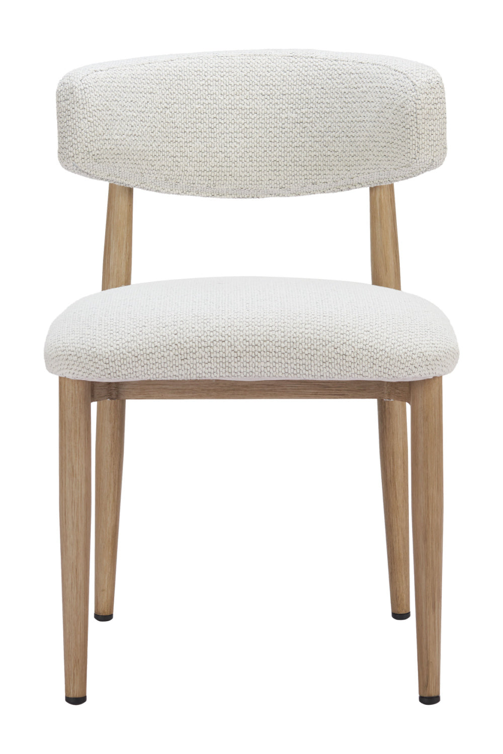 White Padded Outdoor Dining Chair | OROA Modern Bege | Oroa.com