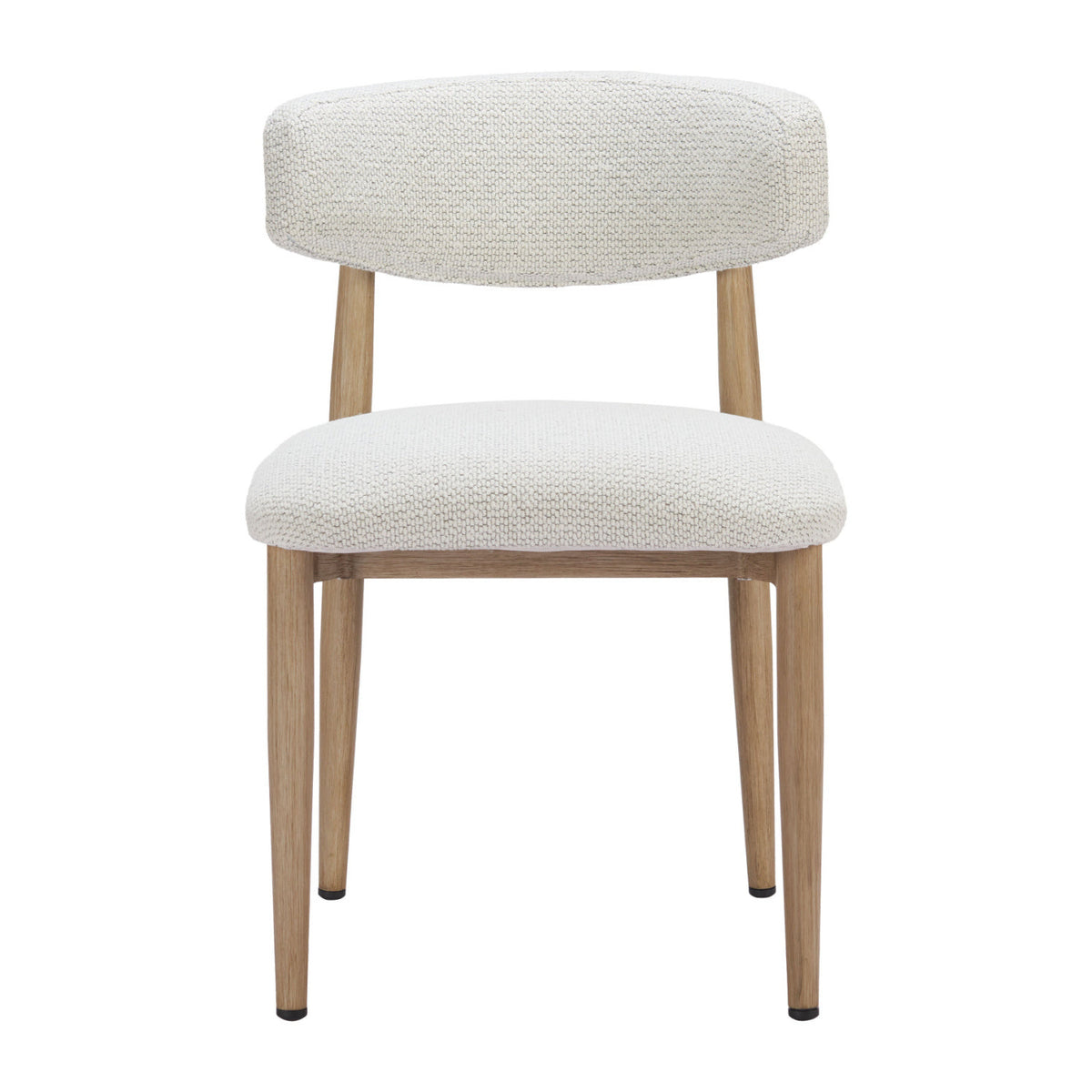 White Padded Outdoor Dining Chair | OROA Modern Bege