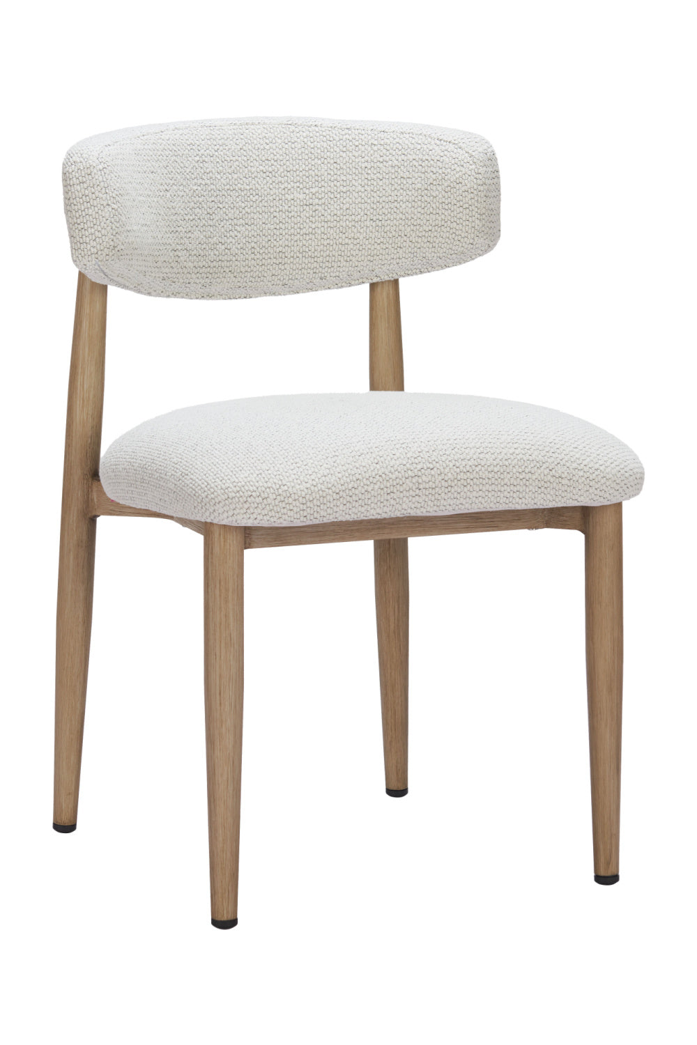 White Padded Outdoor Dining Chair | OROA Modern Bege | Oroa.com