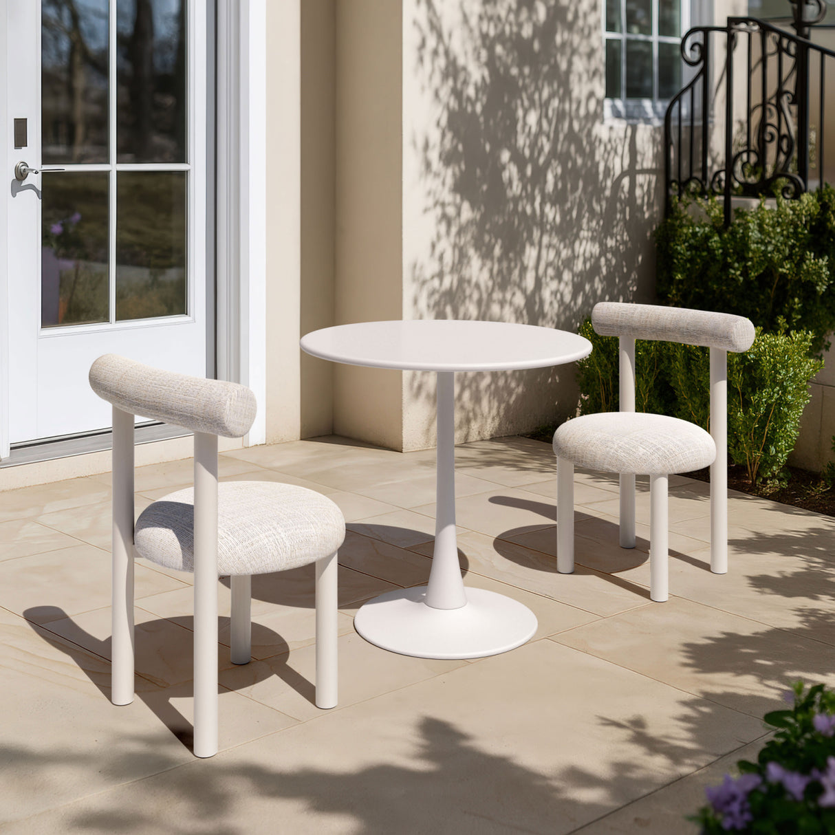 Modern Beige Outdoor Dining Chair | OROA Modern Ceres | Oroa.com