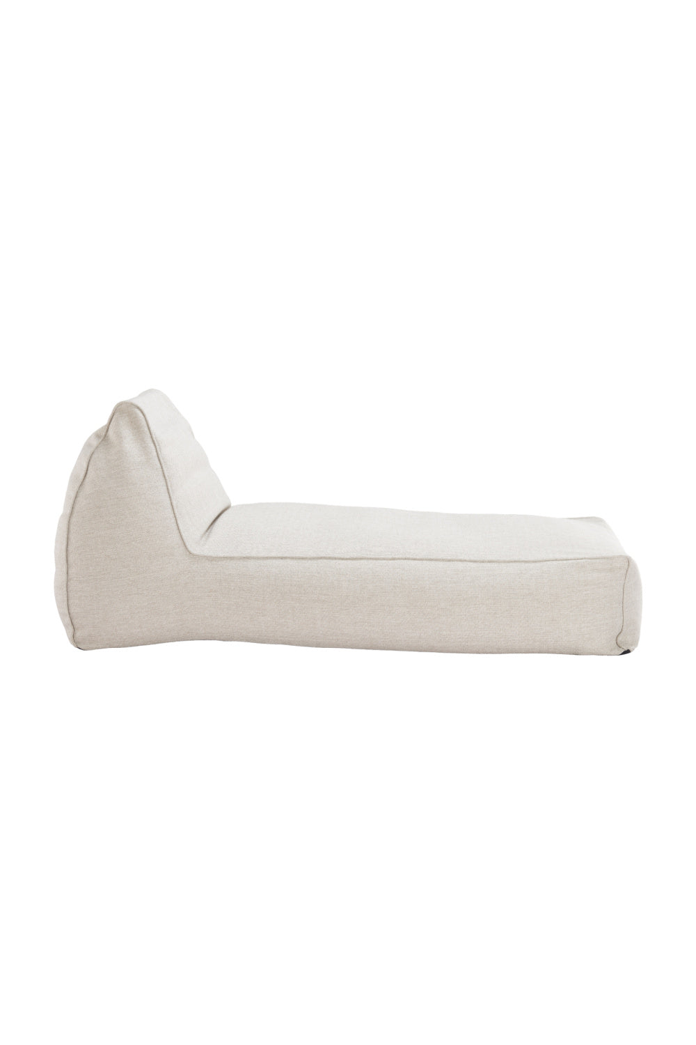 Beige Olefin Outdoor Chaise Lounge | OROA Modern Kalm | Oroa.com