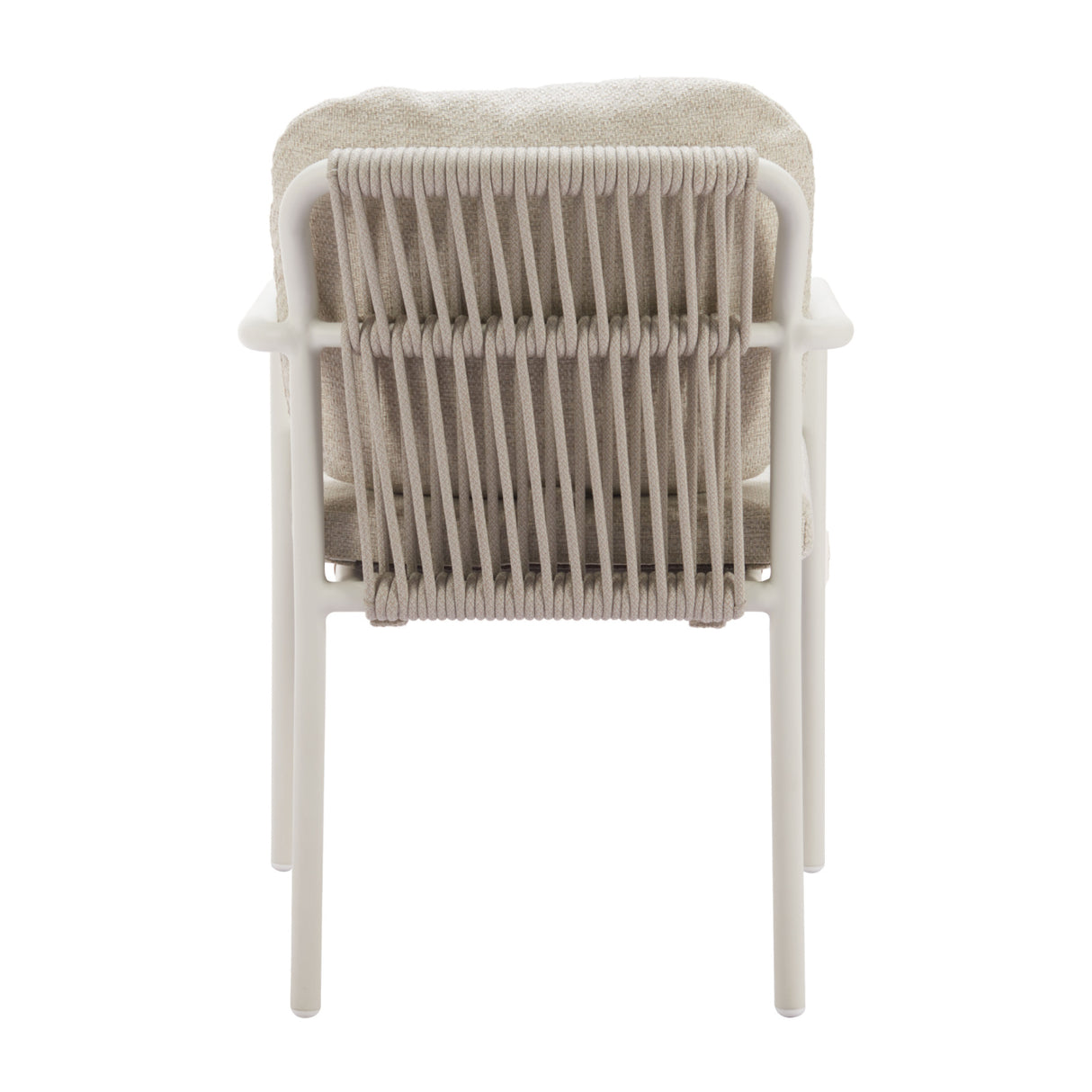 Beige Upholstered Outdoor Dining Chairs (2) | OROA Modern Aite | Oroa.com