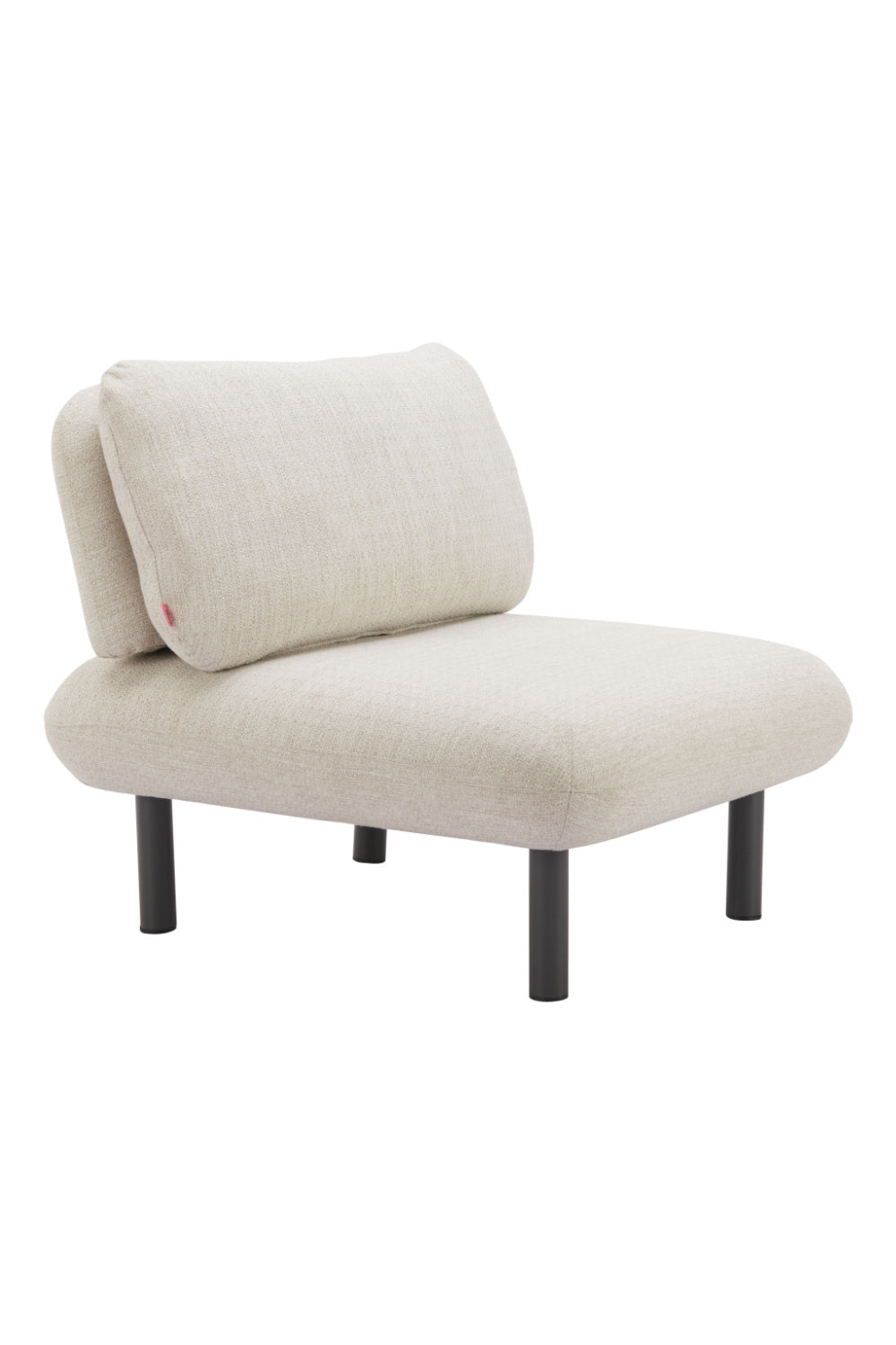 Beige Olefin Outdoor Accent Chair | OROA Modern Aperto | Oroa.com