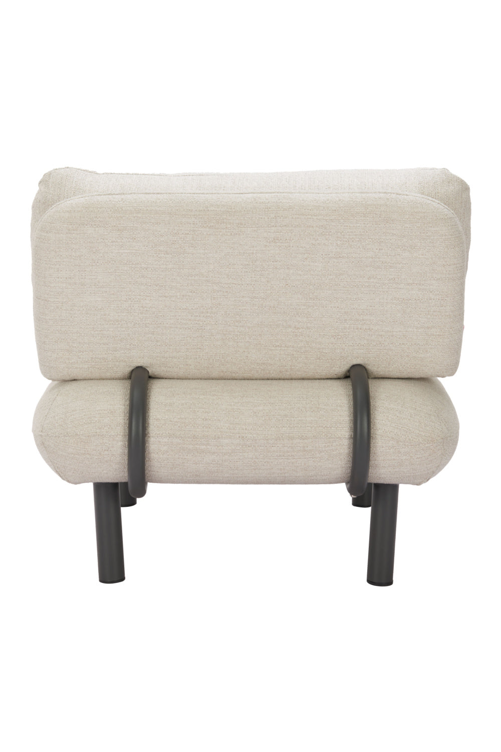 Beige Olefin Outdoor Accent Chair | OROA Modern Aperto | Oroa.com