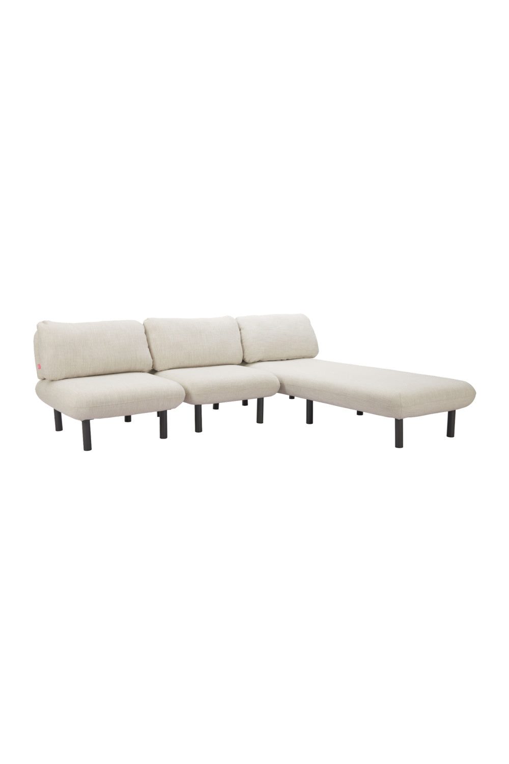Beige Olefin Outdoor Accent Chair | OROA Modern Aperto | Oroa.com