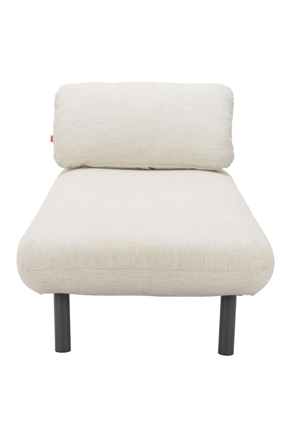 Beige Olefin Outdoor Chaise | OROA Modern Aperto | Oroa.com