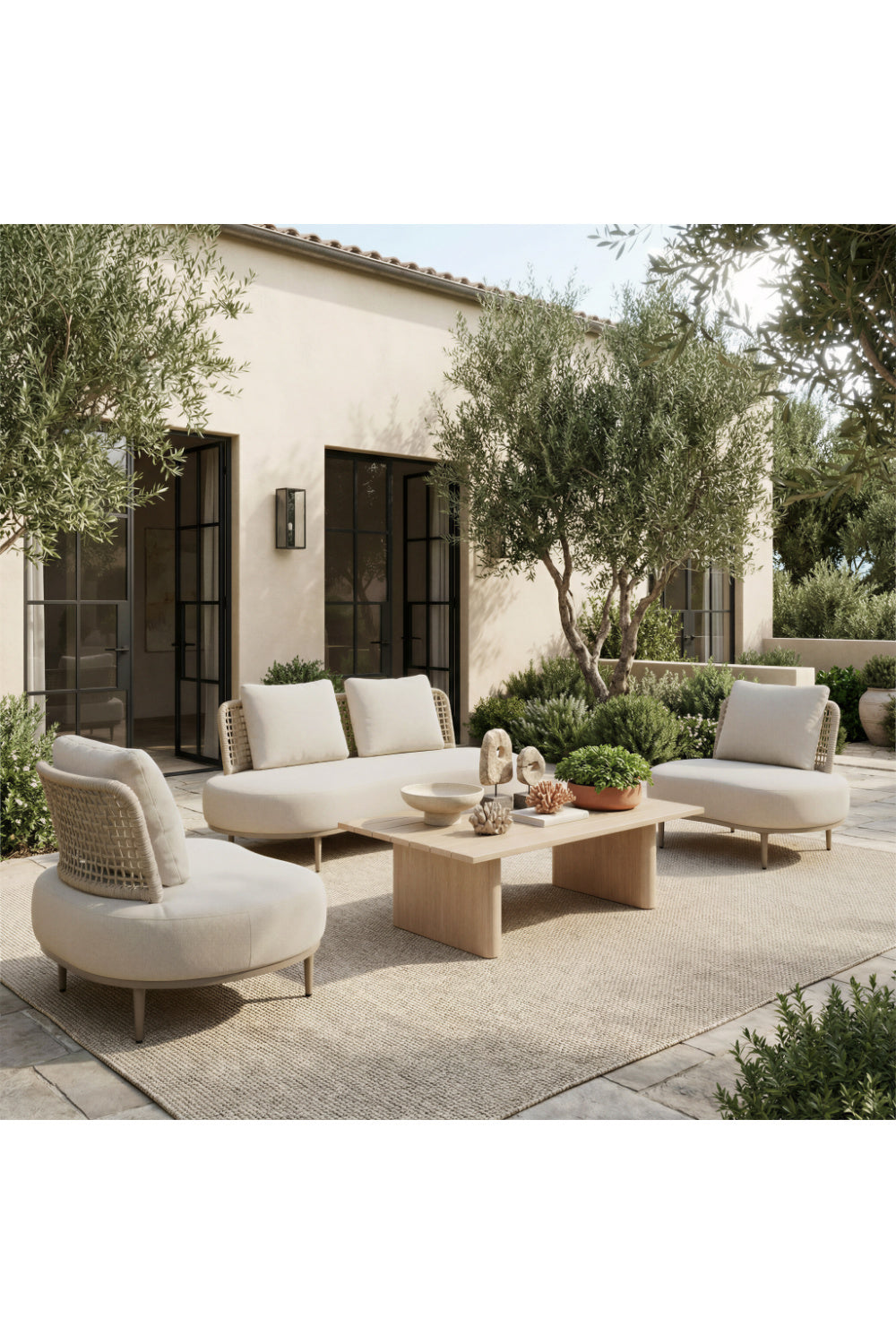 Rattan Weave Outdoor Accent Chair | OROA Modern Ruhe | Oroa.com