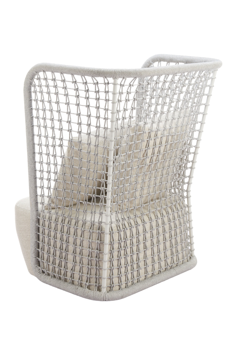 Weaved Back Outdoor Accent Chair | OROA Modern Hudu | Oroa.com