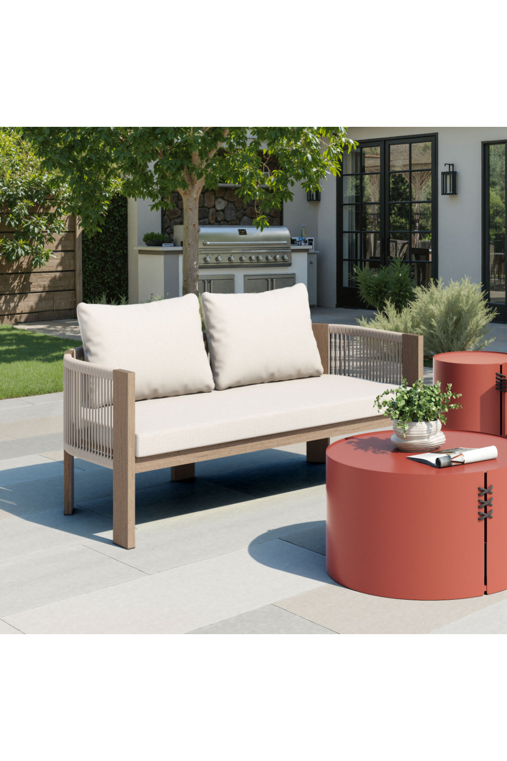 Beige Outdoor Sofa | OROA Modern Rebel | Oroa.com