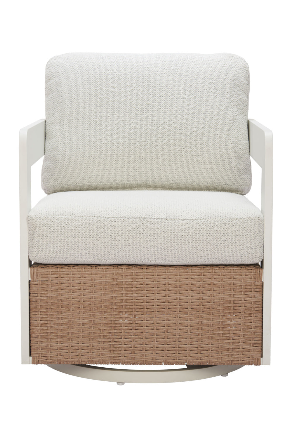 Brown Base Outdoor Swivel Chair | OROA Modern Gelo | Oroa.com