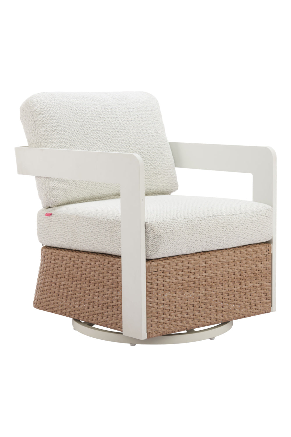 Brown Base Outdoor Swivel Chair | OROA Modern Gelo | Oroa.com